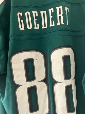 NFL Pro Line Green and Black Jersey with NFL Patch